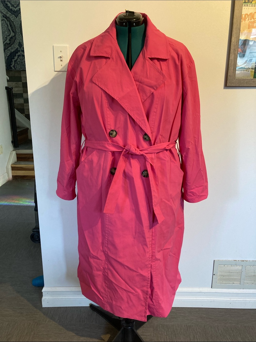 Barbiecore Pink Rain Jacket
